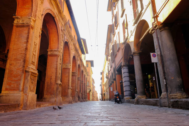 istock Typical portico in Bologna, Italy 1222753078