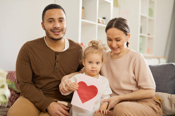 istock Happy Young Family Portrait 1222756225