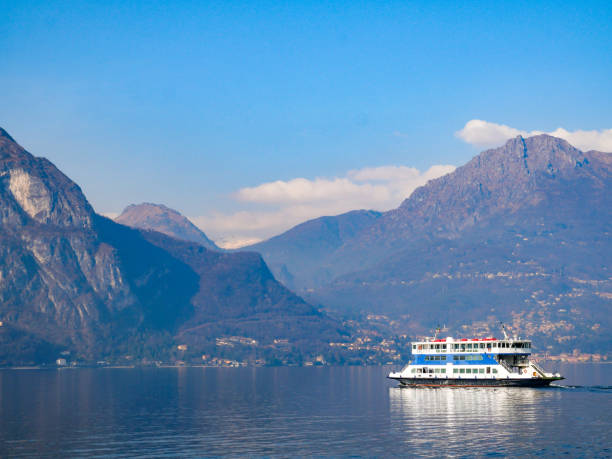 istock ferry on the alpine lake 1222756383