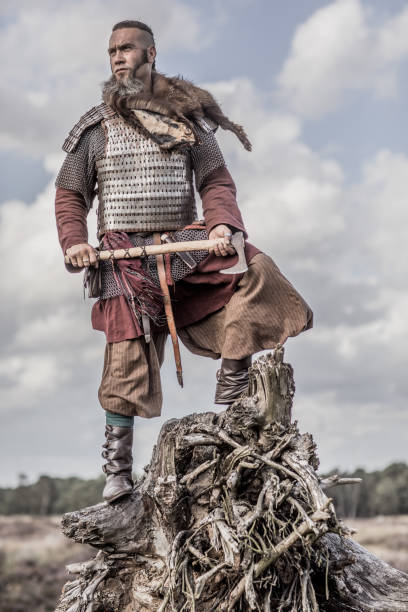 istock An individual viking warrior outdoors 1222759497