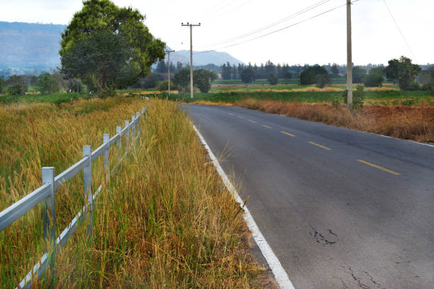 istock A road in a quiet village 1222762475
