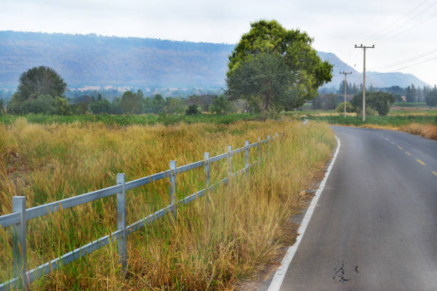 istock A road in a quiet village 1222762505