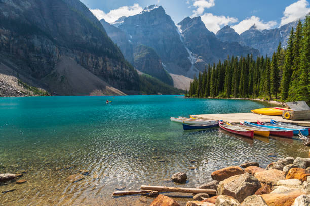 istock lake Moraine, Banff National Park, Alberta, Canada 1222775310