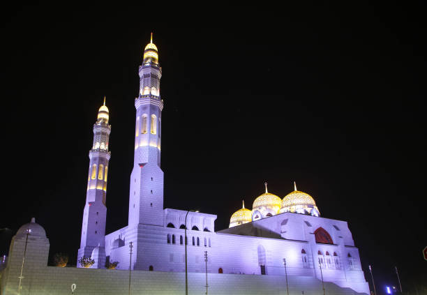 istock Mohammed Al Ameen Mosque is a magnificent and iconic artistic statement embellishing Oman's skyline. 1222775966
