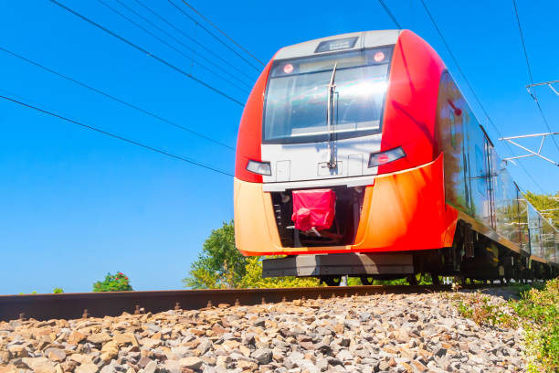 istock passenger train goes along the seashore 1222780777