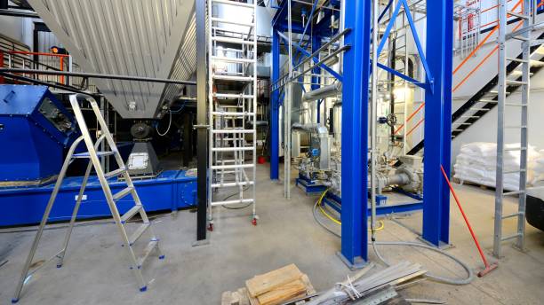 istock Large industrial boiler room 1222780937