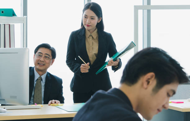 istock Business people are working in the office 1222785346