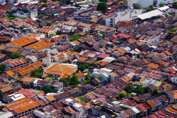 istock Historic area in Georgetown, Penang 1222786712
