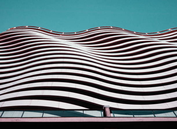 Apartment building closeup. Batumi.Georgia