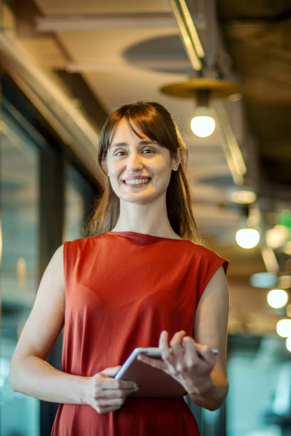 istock Modern woman working at the office 1222792591