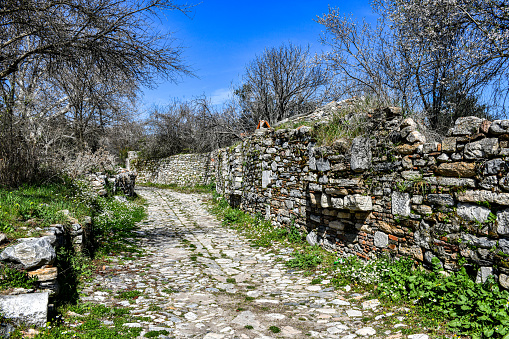 Stratonikeia ancient city From Yatagan, Mugla, Turkey.