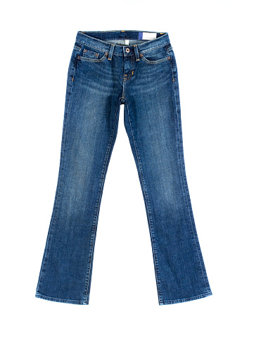 Blue Jeans Aislado en blanco photo