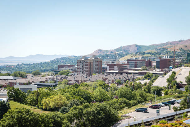 istock Salty lake city skyline 1222797714