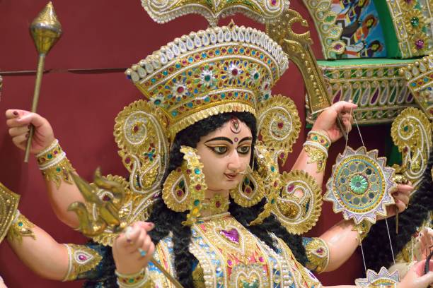 istock Idol of Hindu Goddess Durga 1222799944