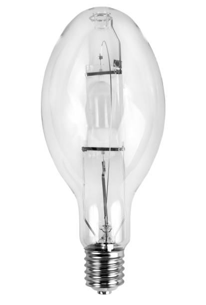 istock Economical light lamp isolated on white 1222802348