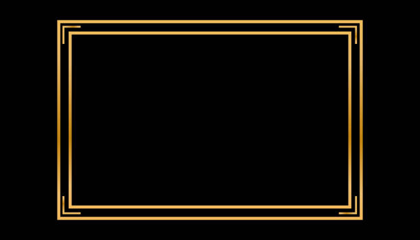 istock Gold shiny glowing vintage frame. Golden frame for your design, there is a place for text. Vintage cover. Vintage beautiful rectangular frame. 1222804783