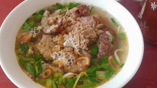 istock red noodle with mantis shrimp at Haiphong, Vietnam 1222804899