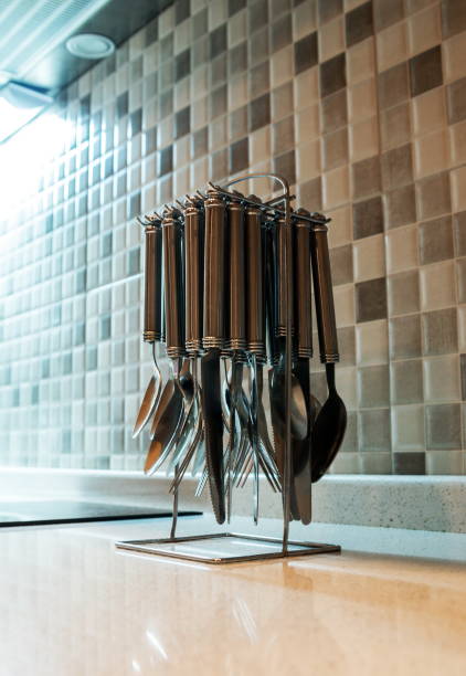 istock Cutlery closeup in modern kitchen 1222806947