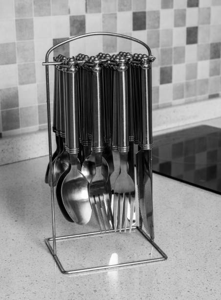 istock Cutlery closeup in modern kitchen 1222806955
