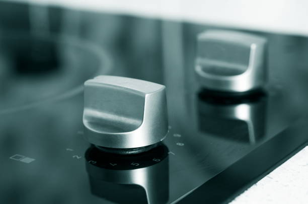 istock Gas stove closeup in modern kitchen 1222807022