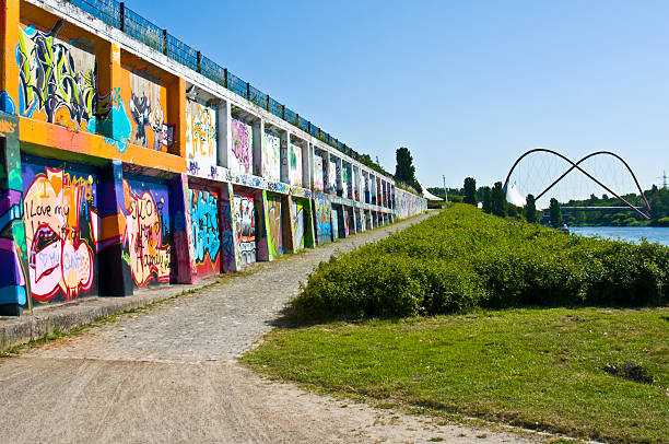 nordsternpark - color image gelsenkirchen ruhr architecture fotografías e imágenes de stock