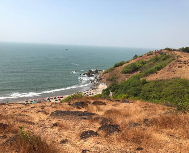 istock Goa Sea view from hill top 1222814597