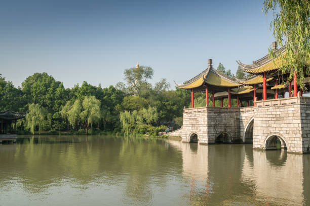istock Park in Yangzhou city 1222814829