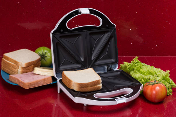 istock Sandwich maker; photo with ingredients to make sandwiches. 1222831515