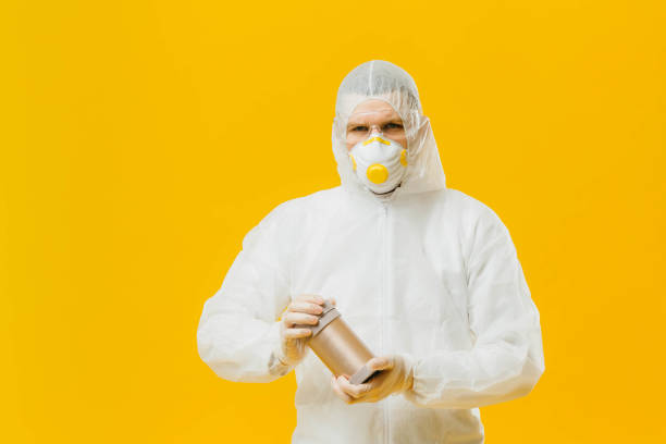 istock The epidemiologist collects specimens for infection in the infection area 1222831797