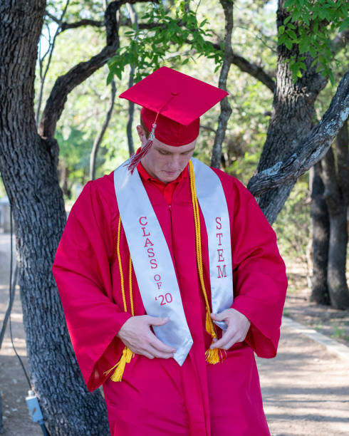 istock 2020 Graduation Photos with Handsome and athletic red-headed young man 1222836107