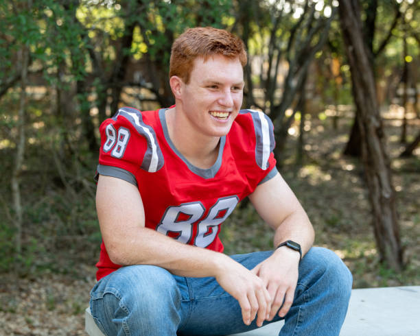 istock 2020 Graduation Photos with Handsome and athletic red-headed young man 1222836345