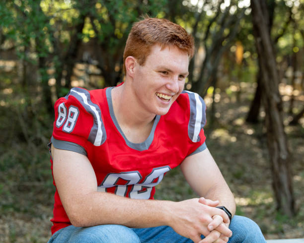 istock 2020 Graduation Photos with Handsome and athletic red-headed young man 1222836456