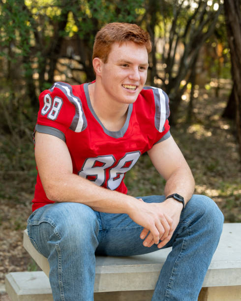 istock 2020 Graduation Photos with Handsome and athletic red-headed young man 1222836556