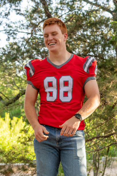 istock 2020 Graduation Photos with Handsome and athletic red-headed young man 1222836579