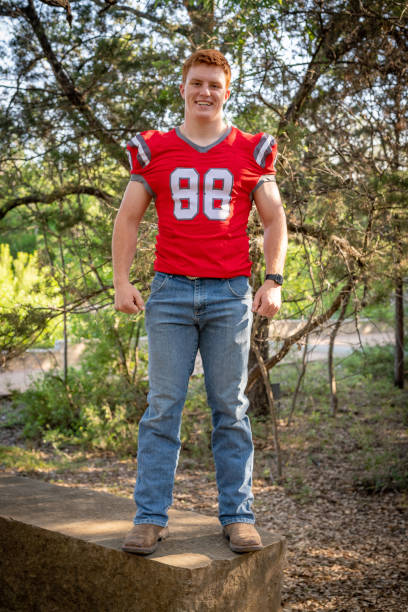 istock 2020 Graduation Photos with Handsome and athletic red-headed young man 1222836675