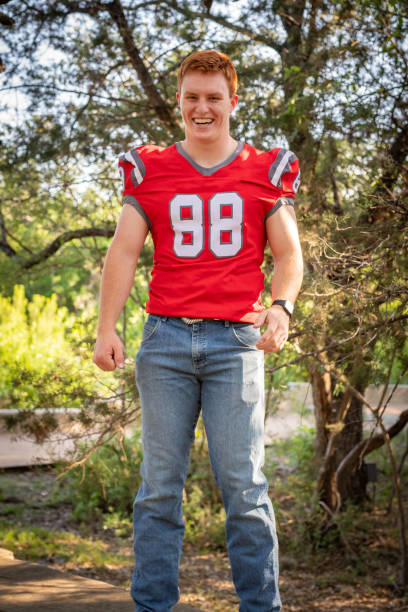 istock 2020 Graduation Photos with Handsome and athletic red-headed young man 1222836679