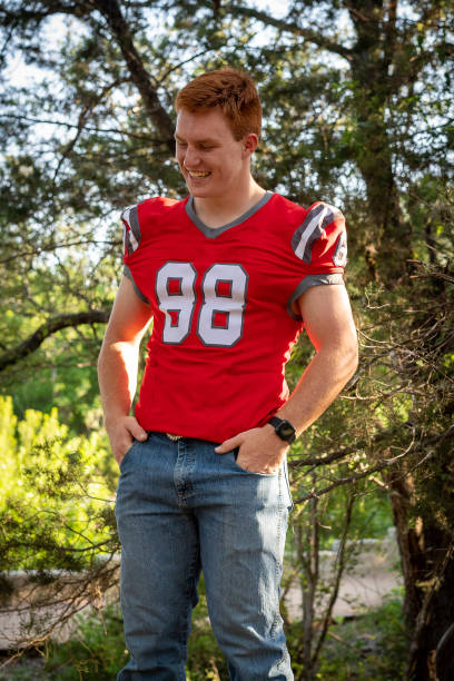 istock 2020 Graduation Photos with Handsome and athletic red-headed young man 1222836694