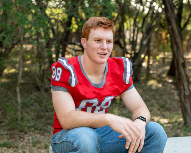 istock 2020 Graduation Photos with Handsome and athletic red-headed young man 1222836762