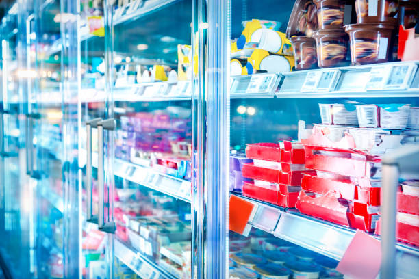istock Various products in a supermarket 1222837503