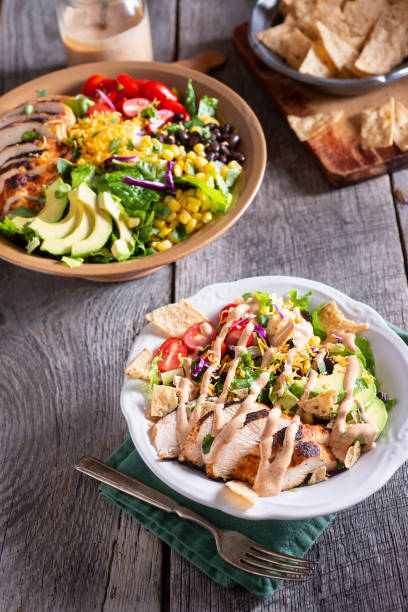 istock Southwestern Chicken Chopped Salad 1222841600