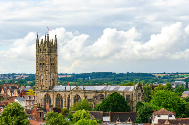 istock Nottinghamshire, England in Summer, Architecture and Landscape 1222842143
