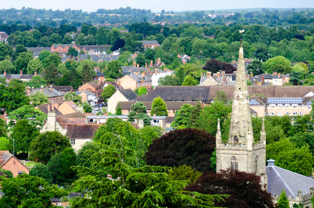 istock Nottinghamshire, England in Summer, Architecture and Landscape 1222842220