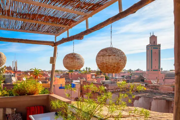 Photo of Panoramic view of Marrakesh and old medina, Morocco