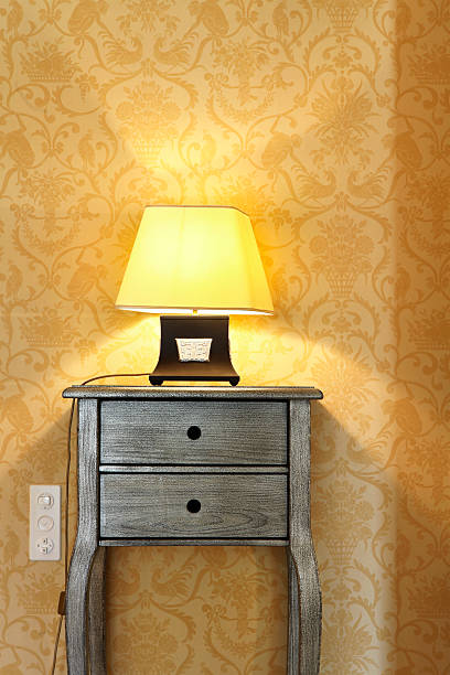 istock interior luxury apartment, detail room, table lamp 122284764