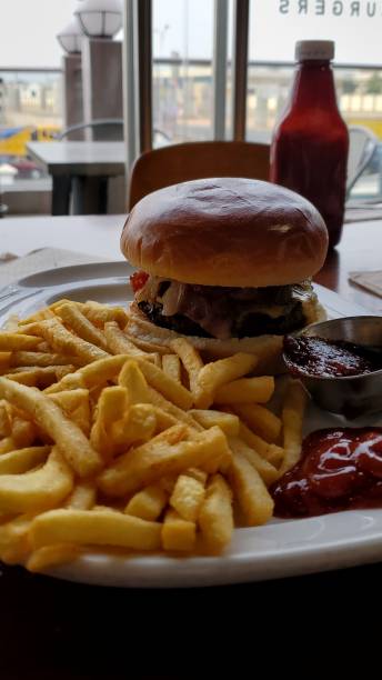 istock Burger and Fries 1222850045