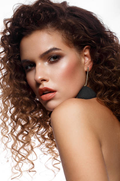 istock Beautiful girl with bright makeup 1222857779