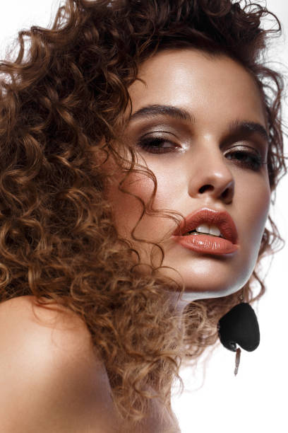 istock Beautiful girl with bright makeup 1222857785