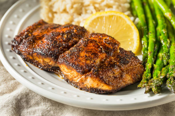 istock Homemade Blackened Mahimahi White Fish 1222861608