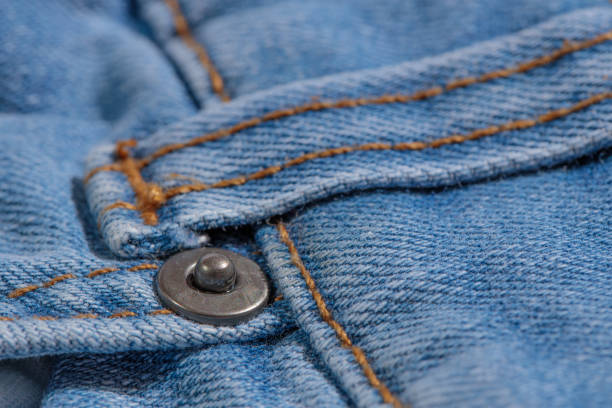 istock closeup of belt loop with rivet in blue jeans pants 1222861772