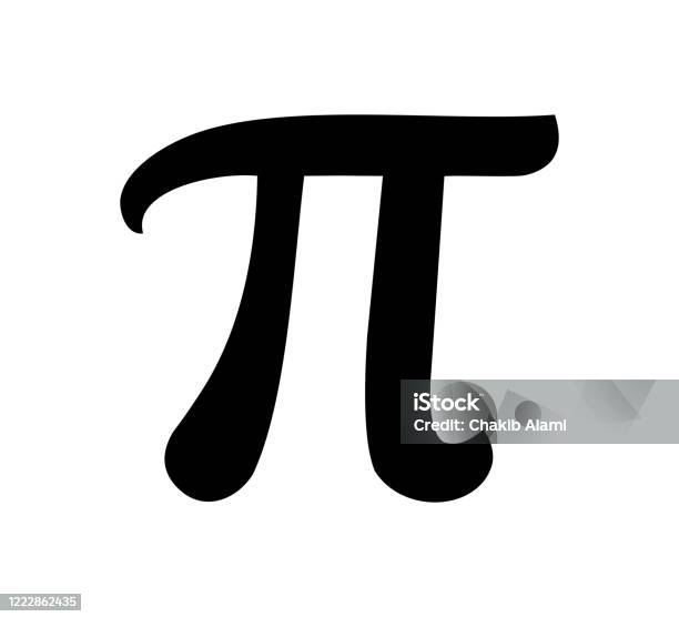 Pi Знак Вектор Дизайн — стоковая векторная графика и другие изображения на тему Пи - число - Пи - число, Символ, Pi Day
